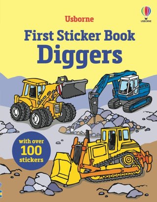 Cover image for 9780746089392 - First Sticker Book Diggers