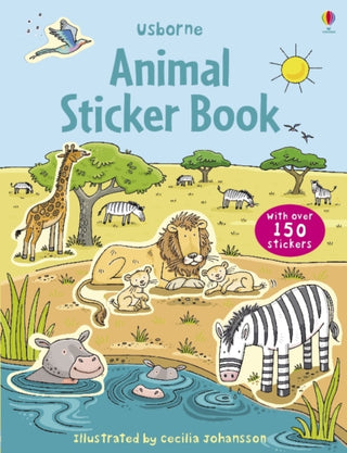 Cover image for 9780746098974 - First Sticker Book Animals