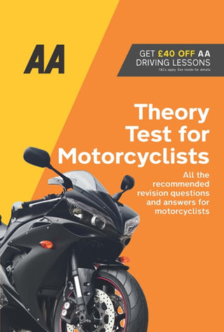 Cover image for 9780749583088 - AA Theory Test for Motorcyclists