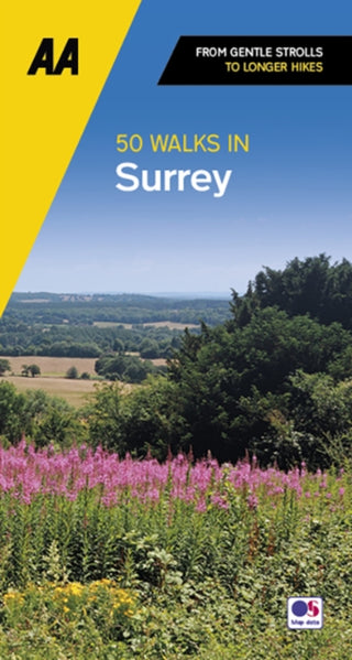 Cover image for 9780749583286 - 50 Walks in Surrey