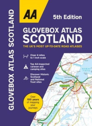 Cover image for 9780749583439 - AA Glovebox Atlas Scotland
