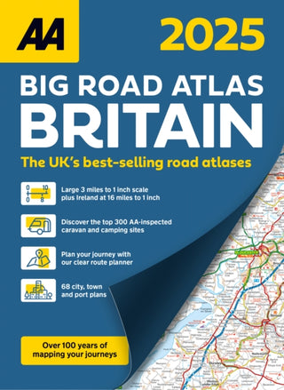 Cover image for 9780749583941 - AA Big Road Atlas Britain 2025