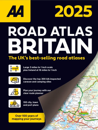 Cover image for 9780749584009 - AA Road Atlas Britain 2025