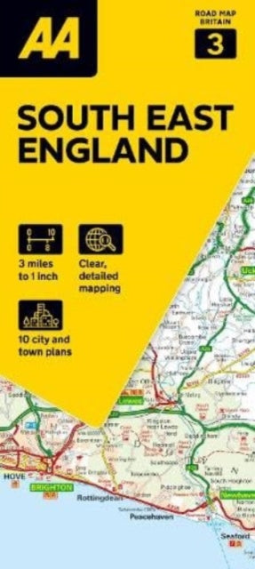 Cover image for 9780749584085 - AA Road Map South East England