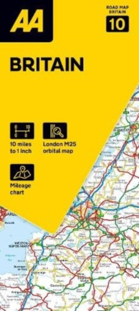 Cover image for 9780749584153 - AA Road Map Britain