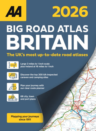Cover image for 9780749584320 - AA Big Road Atlas Britain 2026