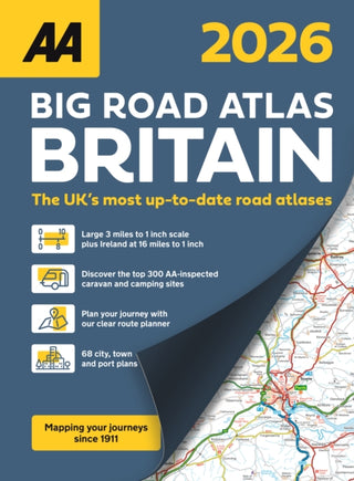 Cover image for 9780749584337 - AA Big Road Atlas Britain 2026