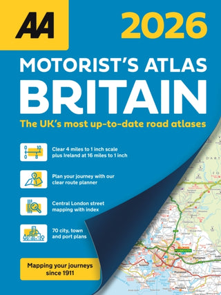 Supplemental image for 9780749584368 - AA Motorist's Atlas 2026