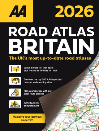 Supplemental image for 9780749584375 - AA Road Atlas Britain 2026
