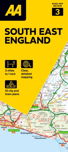Cover image for 9780749584665 - AA Road Map South East England