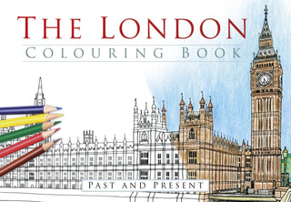 Cover image for 9780750968164 - The London Colouring Book: Past and Present