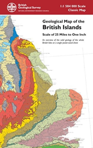 Cover image for 9780751837896 - Geological Map of the British Islands