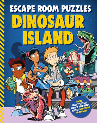 Cover image for 9780753446171 - Escape Room Puzzles: Dinosaur Island