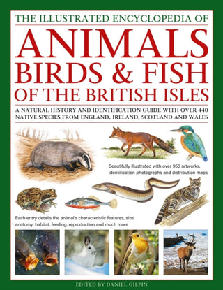 Cover image for 9780754836155 - The Animals, Birds & Fish of the British Isles, Illustrated Guide to