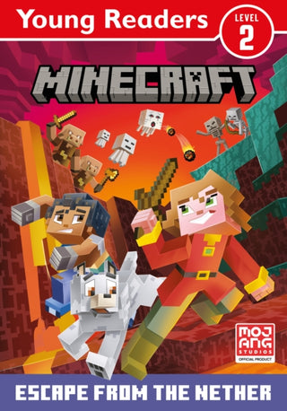 Cover image for 9780755500468 - Minecraft Young Readers: Escape from the Nether!