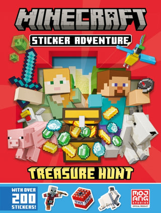Cover image for 9780755503582 - Minecraft Sticker Adventure: Treasure Hunt