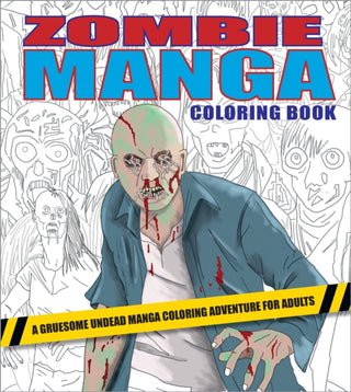Cover image for 9780760391402 - Zombie Manga Coloring Book