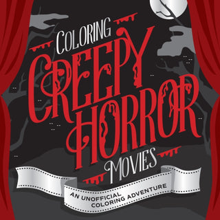 Cover image for 9780760397107 - Coloring Creepy Horror Movies
