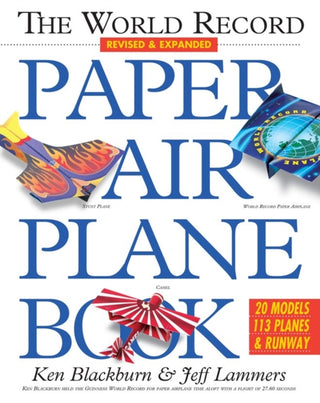 Cover image for 9780761143833 - The World Record Paper Airplane Book