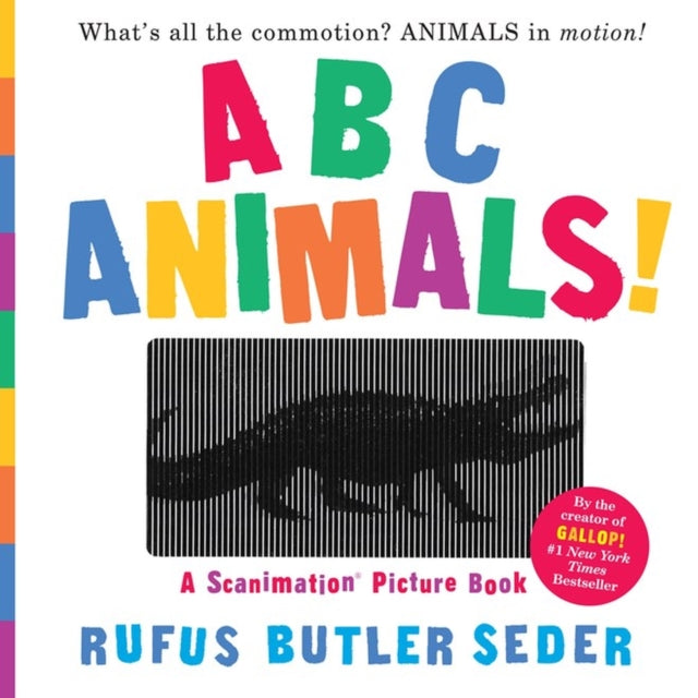 Cover image for 9780761177821 - ABC Animals!: A Scanimation Picture Book