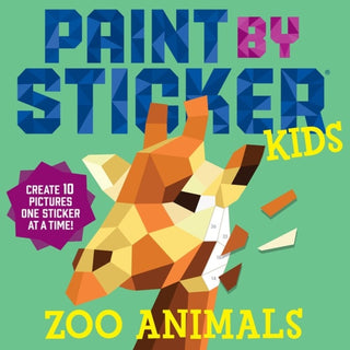 Supplemental image for 9780761189602 - Paint by Sticker Kids (Official): Zoo Animals