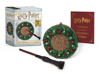 Cover image for 9780762466979 - Harry Potter: Hogwarts Christmas Wreath and Wand Set