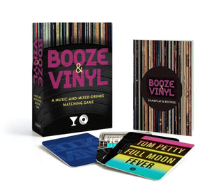 Cover image for 9780762475308 - Booze & Vinyl: A Music-and-Mixed-Drinks Matching Game