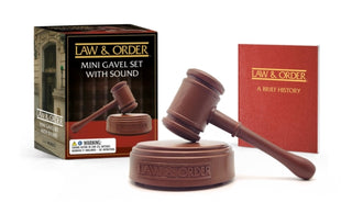 Cover image for 9780762482719 - Law & Order: Mini Gavel Set with Sound