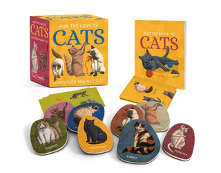 Cover image for 9780762483105 - For the Love of Cats: A Wooden Magnet Set