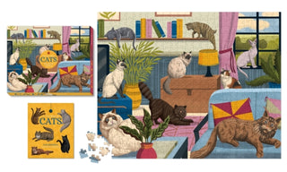 Supplemental image for 9780762483129 - For the Love of Cats 500-Piece Puzzle