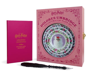 Cover image for 9780762485567 - Harry Potter: Dolores Umbridge Collectible Cat Plate Set