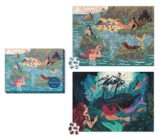 Cover image for 9780762488131 - Mermaids 2-in-1 Double-Sided 500-Piece Puzzle