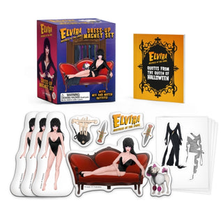 Cover image for 9780762489183 - Elvira Dress-Up Magnet Set