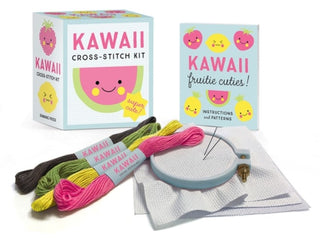 Cover image for 9780762493807 - Kawaii Cross-Stitch Kit