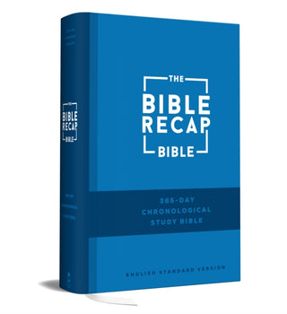 Cover image for 9780764244148 - The Bible Recap 365-Day Chronological Study Bible