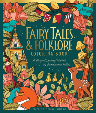 Cover image for 9780764368578 - Fairy Tales & Folklore Coloring Book