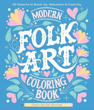 Cover image for 9780764368714 - Modern Folk Art Coloring Book