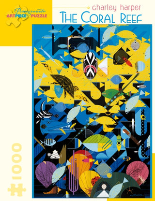 Cover image for 9780764959455 - Charley Harper the Coral Reef 1000-Piece Jigsaw Puzzle