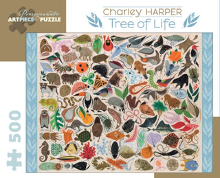 Cover image for 9780764961960 - Charley Harper Tree of Life 500-Piece Jigsaw Puzzle