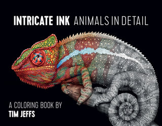 Cover image for 9780764974694 - Intricate Ink  Animals in Detail a Coloring Book by Tim Jeffs