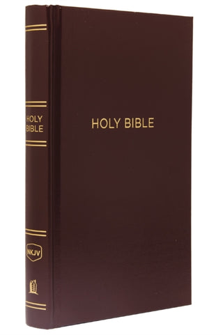 Cover image for 9780785215936 - NKJV, Pew Bible, Hardcover, Burgundy, Red Letter, Comfort Print