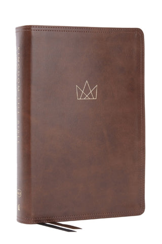 Cover image for 9780785222484 - Kingdom Life Bible: Joining God's Mission to Save the World (NKJV, Brown Leathersoft, Red Letter, Comfort Print)