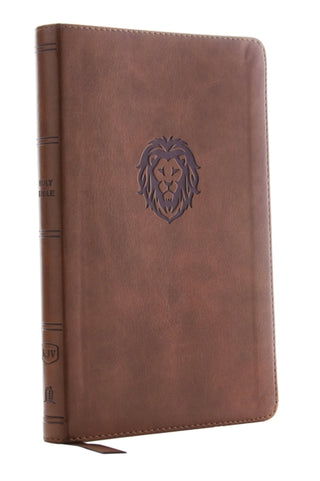 Cover image for 9780785225690 - KJV Holy Bible: Thinline Youth Edition, Brown Leathersoft, Red Letter, Comfort Print: King James Version