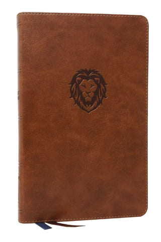 Cover image for 9780785225775 - NKJV, Thinline Bible Youth Edition, Leathersoft, Brown, Red Letter, Comfort Print