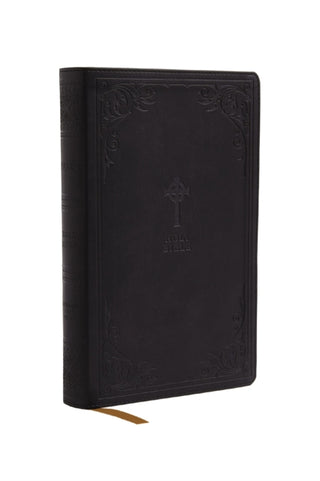 Cover image for 9780785230403 - NRSV Catholic Edition Gift Bible, Black Leathersoft (Comfort Print, Holy Bible, Complete Catholic Bible, NRSV CE)