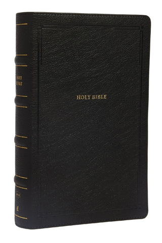 Cover image for 9780785233619 - NKJV, End-of-Verse Reference Bible, Personal Size Large Print, Leathersoft, Black, Red Letter, Comfort Print
