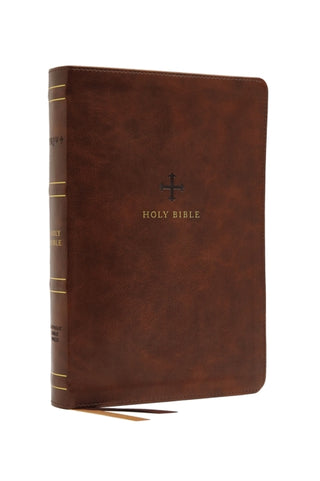 Cover image for 9780785233992 - NRSV, Catholic Bible, Thinline Edition, Leathersoft, Brown, Comfort Print