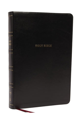 Cover image for 9780785238072 - NKJV Holy Bible, Super Giant Print Reference Bible, Black Leathersoft, 43,000 Cross references, Red Letter, Comfort Print: New King James Version