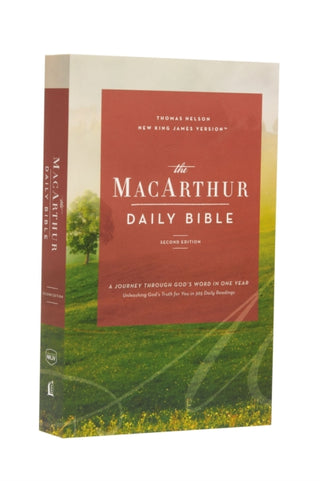 Cover image for 9780785239604 - The NKJV, MacArthur Daily Bible, 2nd Edition, Paperback, Comfort Print