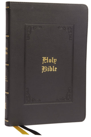Cover image for 9780785241898 - KJV Holy Bible: Large Print Thinline, Black Leathersoft, Red Letter, Comfort Print: King James Version